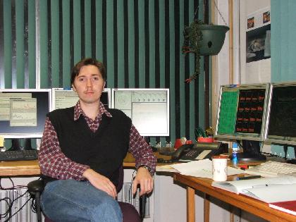 In the ATCA control room, 30kb